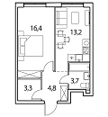 Квартира № 398
