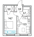 Квартира № 407
