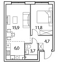 Квартира № 375