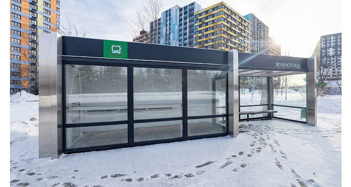 Девелопер жилого комплекса «Новый Зеленоград» - IKON Development установил в Химках теплую остановку с «умными» системами